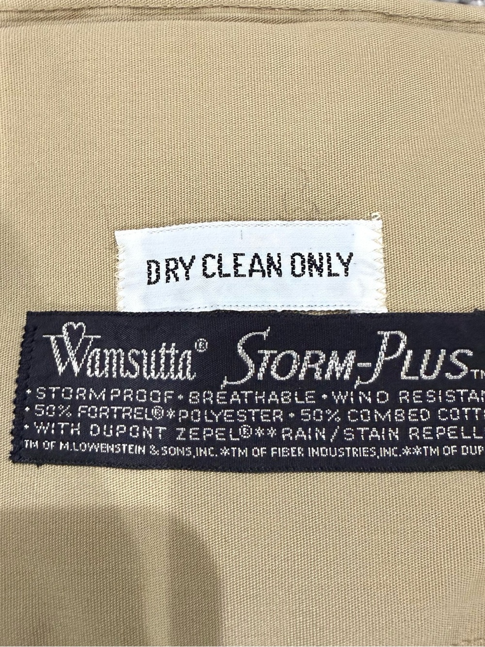 Vintage Towncraft Wamsutta Strom Plus Beige Faux Shearling Hooded Coat Men’s 40 - Picture 13 of 14
